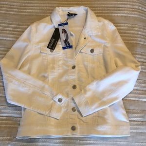 White denim jacket